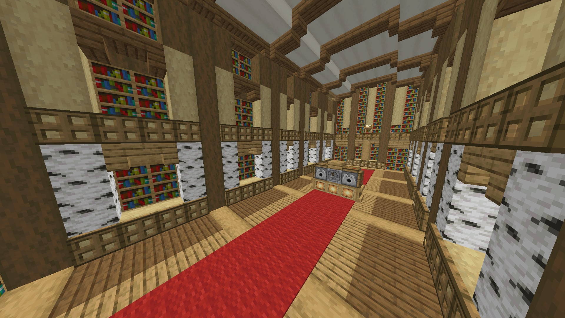 Spruce library hallway, image 1