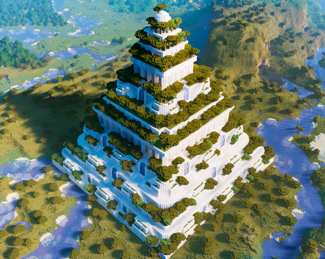 Hanging Gardens Of Babylon Pyramid, image 1