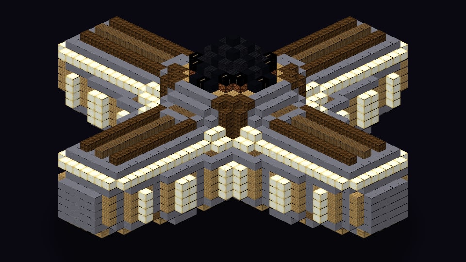 Dark Oak Gamble Base, image 1