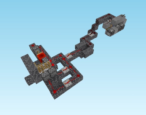 Item Frame Railgun Trap, image 1